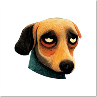 A Treat Please Cute Dog Puppy Eyes Posters and Art